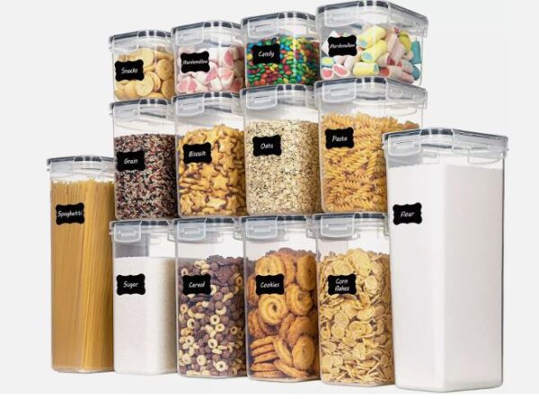 14-Piece Plastic Storage