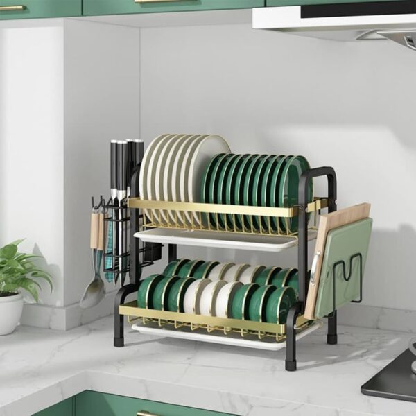 2 LAYER PLATE RACK