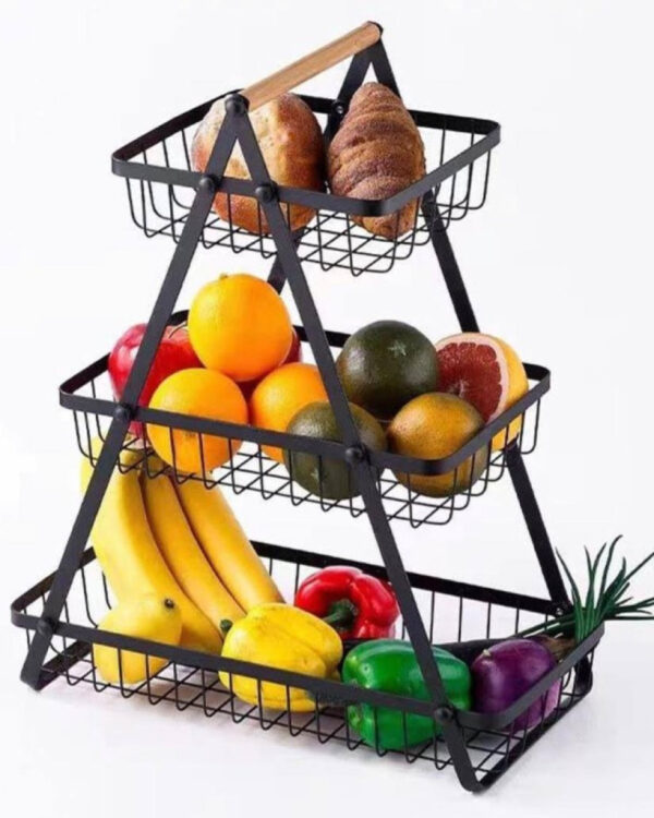 3 TIER FRUIT BASKET