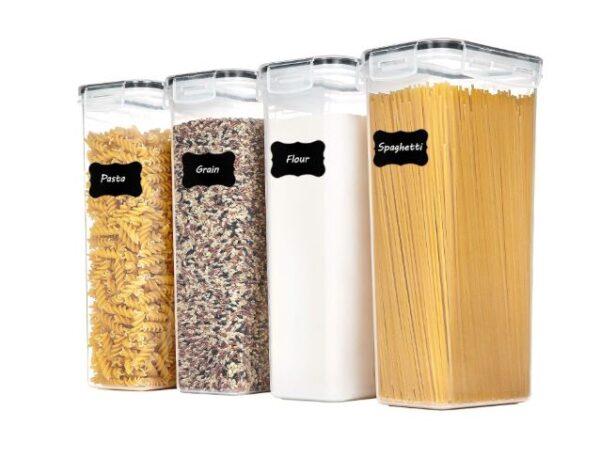 4-PIECE 2.8L PLASTIC STORAGE - Image 2