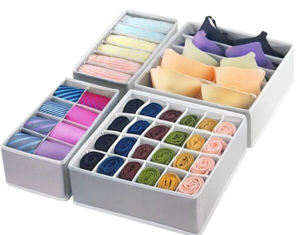 4 PIECE UNDERWEAR STORAGE