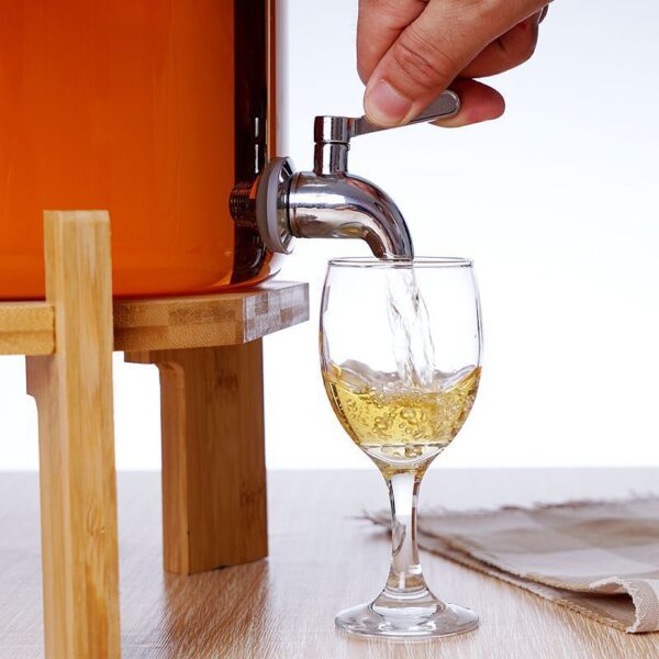 GLASS LIQUID DISPENSER WITH BASE - Image 3
