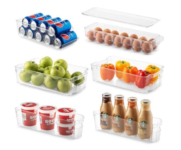 6-PIECE MULTIFUNCTIONAL REFRIGERATOR STORAGE SET