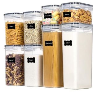 8-PIECE PLASTIC AIRTIGHT STORAGE