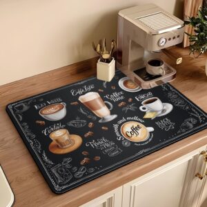 ABSORBENT DISH DRYING MAT