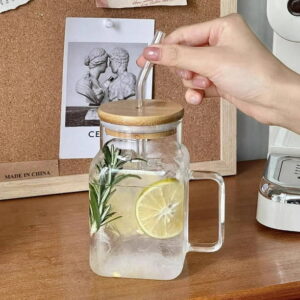 BAMBOO JUICE CUP WITH HANDLE (BIG)