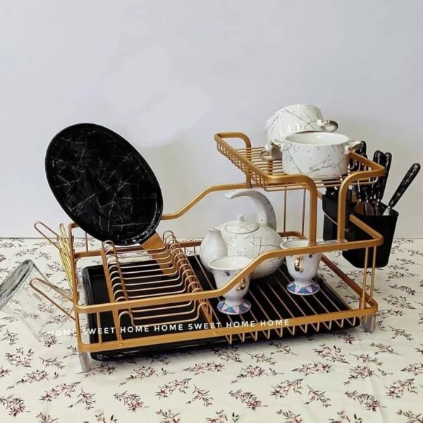 BLACK GOLD DISH RACK - Image 2