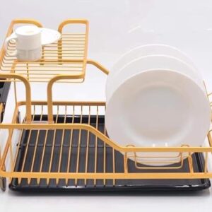 BLACK GOLD DISH RACK