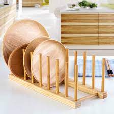 BAMBOO PLATE RACK (SMALL)