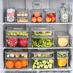 FRIDGE ORGANIZER WITH LID