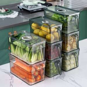 5L ACRYLIC FRIDGE CONTAINER WITH HANDLE