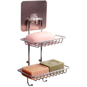 IRON SOAP DISH WITH HOOKS