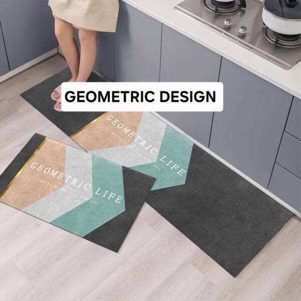2 PIECE ABSORBENT KITCHEN RUNNER (SMALL) - Image 5