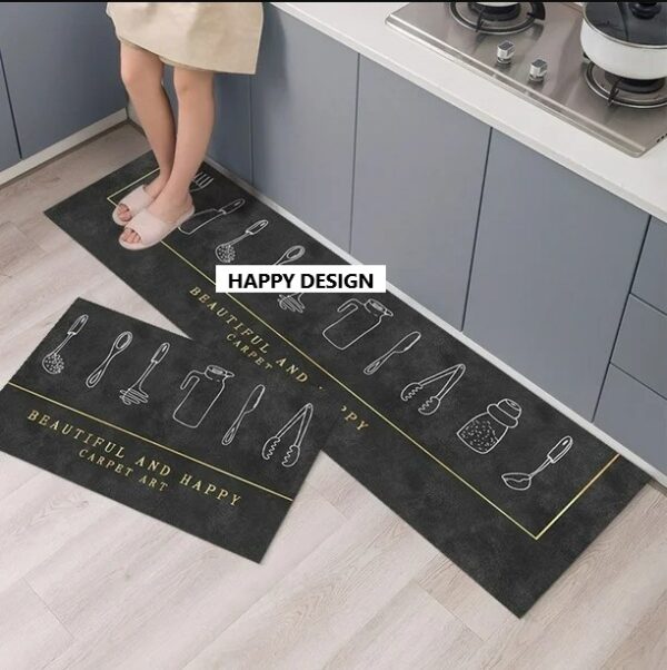 2 PIECE ABSORBENT KITCHEN RUNNER (MEDIUM) - Image 2