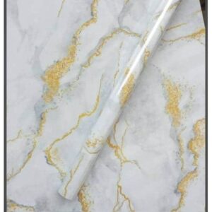 MARBLE STICKER (GOLD STREAKS)