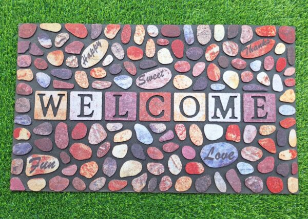 MULTICOLOURED WELCOME FOOTMAT - Image 2