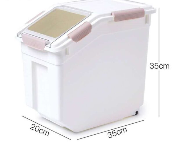 18KG RICE BUCKET (WHITE) - Image 2