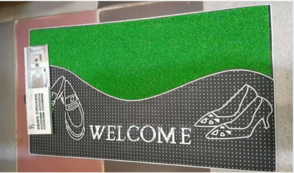RUBBER WELCOME RUG