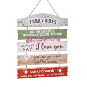 FAMILY RULES