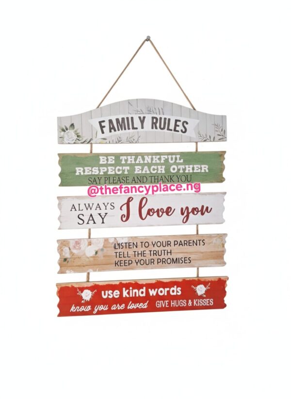 FAMILY RULES