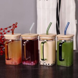 BAMBOO JUICE CUP WITH HANDLE