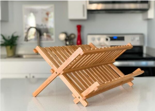 BAMBOO PLATE RACK(SMALL) - Image 2