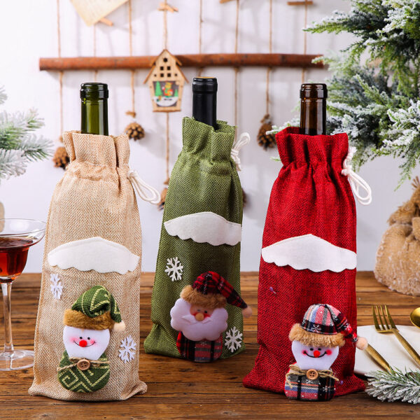 BURLAP WINE COVERS