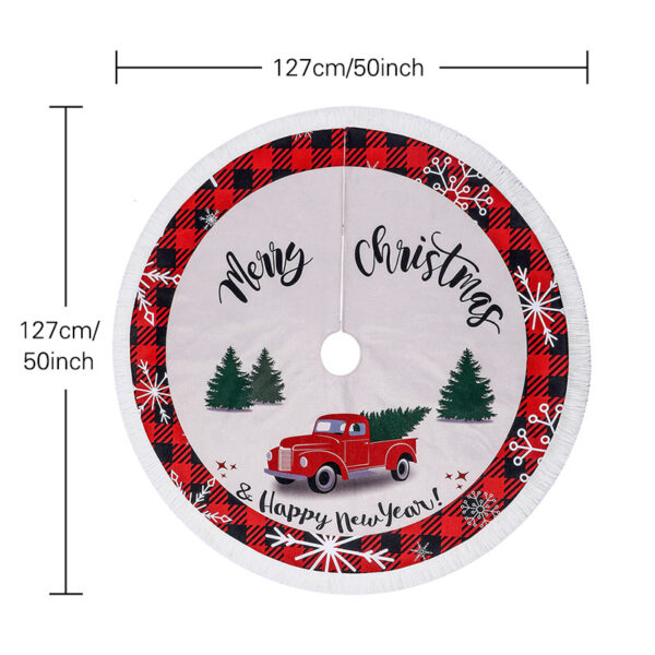 CHRISTMAS CAR TREE SKIRT - Image 2