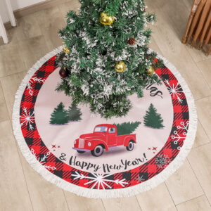 CHRISTMAS CAR TREE SKIRT