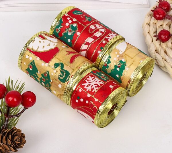 6.3CM SANTA RIBBON - Image 6