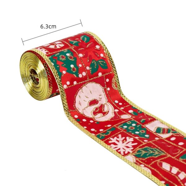 6.3CM SANTA RIBBON - Image 2