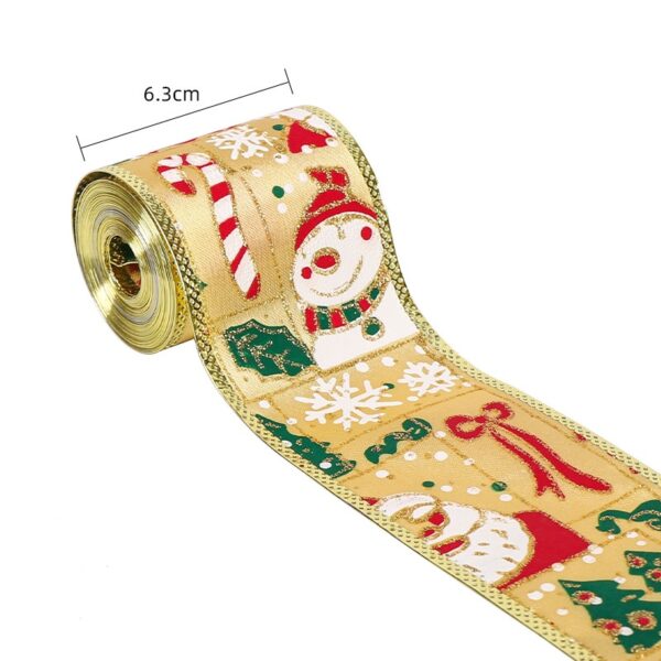 6.3CM SANTA RIBBON - Image 5