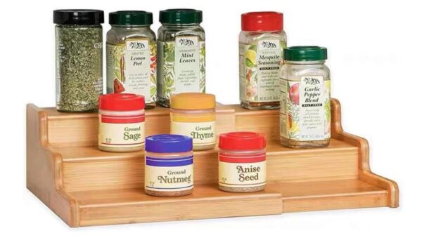 EXPANDABLE BAMBOO SPICE RACK - Image 2
