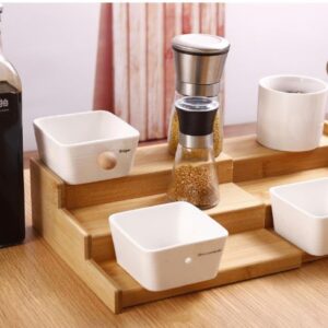 EXPANDABLE BAMBOO SPICE RACK