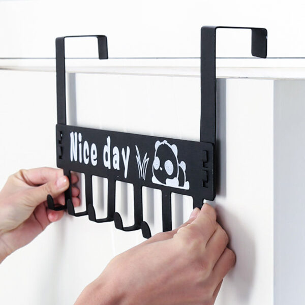 OVER THE DOOR HANGER (BLACK) - Image 4
