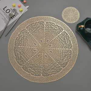 ROUND PLACEMAT ORANGE (SET OF 6)