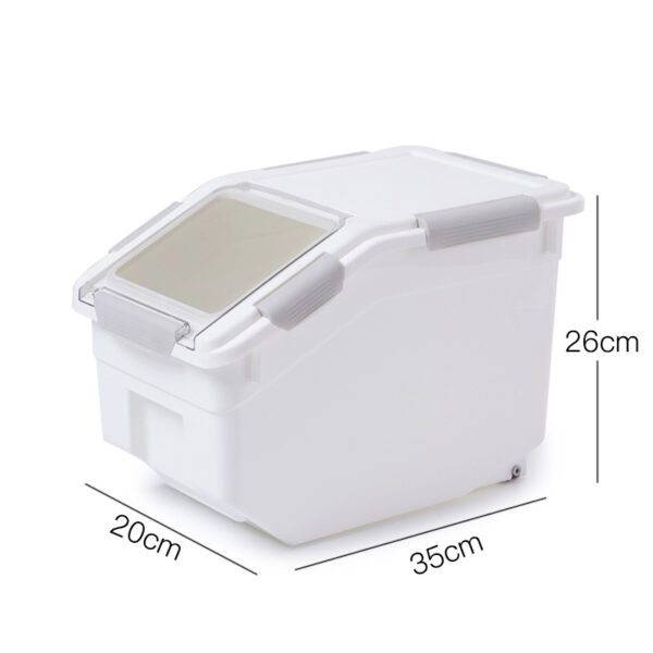 13KG RICE BUCKET (WHITE) - Image 4