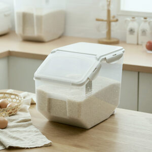 TRANSPARENT RICE BUCKET