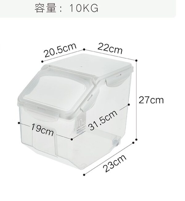 TRANSPARENT RICE BUCKET - Image 5