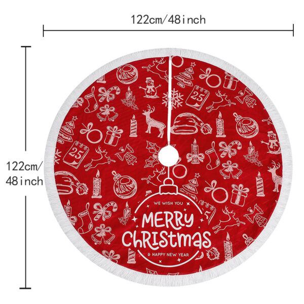 CHRISTMAS TREE SKIRT (120CM) - Image 5