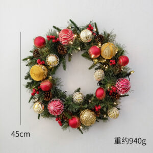 45CM RED WREATH ACCESSORIES