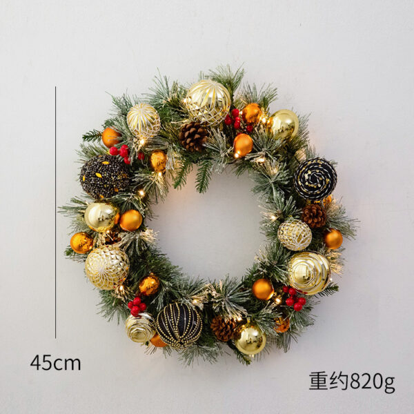 45CM GOLD WREATH ACCESSORIES