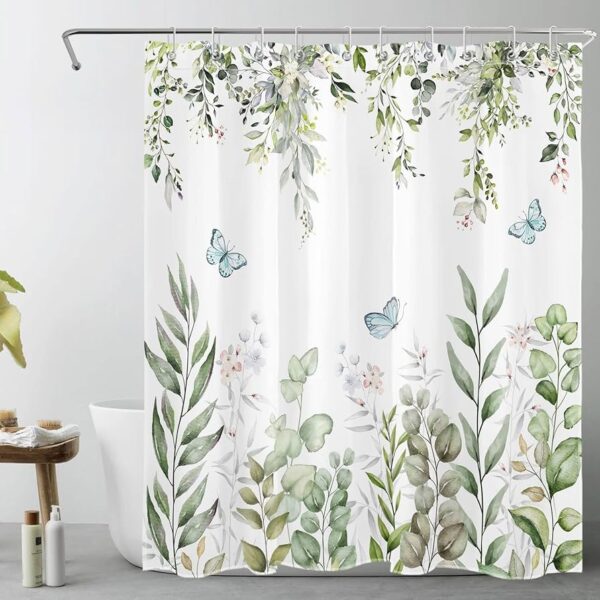 JUNMEIXIN FABRIC SHOWER CURTAIN