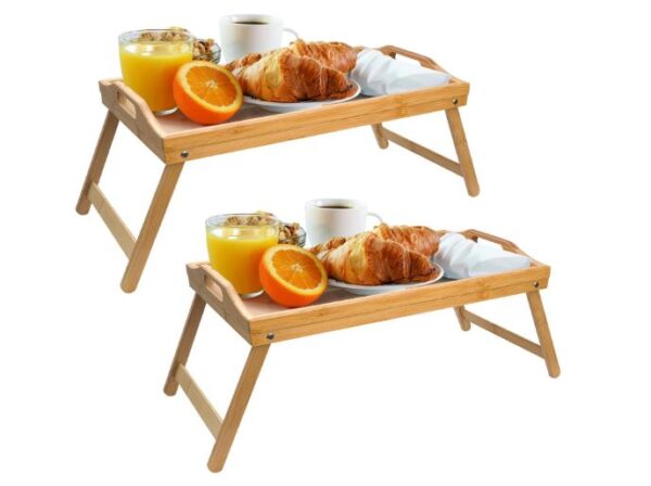BAMBOO BREAKFAST SERVING TRAY