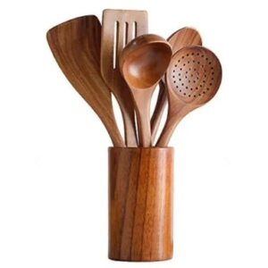 TEAK WOODEN SPOON SET
