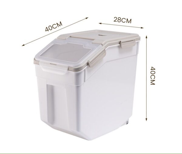 WHITE RICE BUCKET