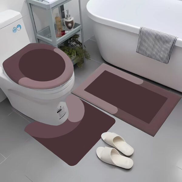 3-IN-1 ABSORBENT TOILET RUG SET - Image 3