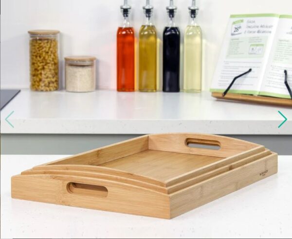 3 SET BAMBOO TRAY (RECTANGULAR, MEDIUM) - Image 2