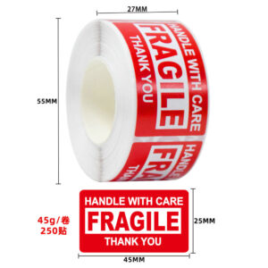 FRAGILE LABEL STICKERS