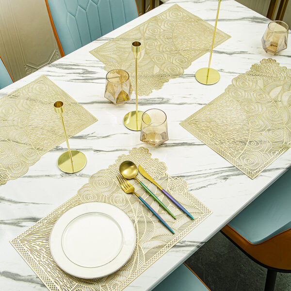 RECTANGULAR PLACEMAT FLOWERY (SET OF 6) - Image 3